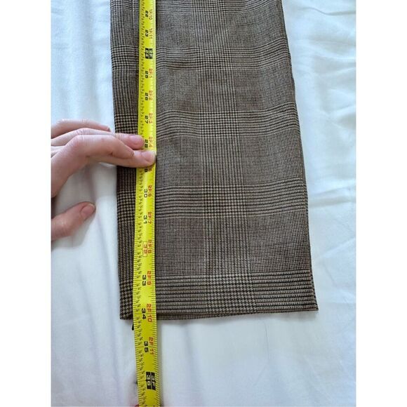 NWT Rag Bone Dress SlacksBeige Rebecca Plaid Size 6 - Picture 8 of 10